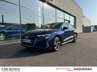 Photo Audi A3 Sportback 35 TFSI 150 Mild Hybrid S line S tronic 7 LED AVEC CLIGNOTANTS DYNAMIQUES JANTES 18 CLE