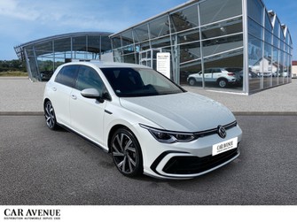 Photo Volkswagen Golf 2.0 TDI 150ch R-Line DSG7 / Blanc ORYX Nacré / Pack R-LINE / GPS / Caméra / Jantes 18