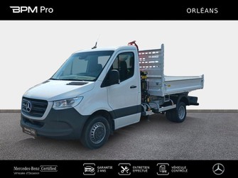 Photo Mercedes Sprinter CCb 517 CDI 37 3T5 BENNE + GRUE PALFINGER