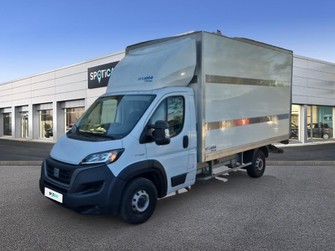 Photo Fiat Ducato Grd Vol 3.5 L H3-Power 140ch Maxi Heavy Duty caisse 20m³ + hayon 750kg + auvent Pack Pro Loun