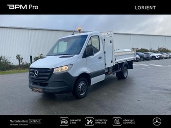 Photo Mercedes Sprinter CCb 514 CDI 37 3T5 Propulsion benne Gruau 3m10