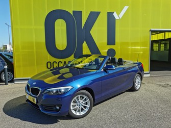 Photo Bmw Serie 2 Coupe Serie 2 Cabrio 218 i Sport 1.5 136 ch S8 Cuir électrique à mémoir